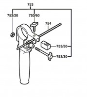 Bosch 0 601 195 741 GSB 18 RE Percussion Drill 110 V / GB Spare Parts GSB18RE